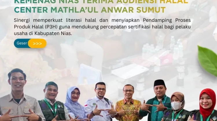 Kemenag Nias Terima Audiensi Halal Center Mathla’ul Anwar Sumut
