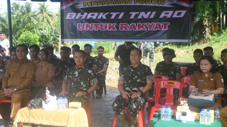 Danrem 023/KS: Gerakan Tanam 1.000 Pohon Pulihkan Kawasan Terdampak Longsor