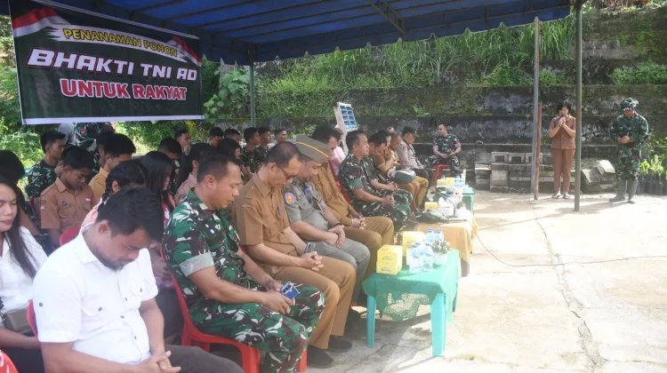 Danrem 023/KS: Gerakan Tanam 1.000 Pohon Pulihkan Kawasan Terdampak Longsor