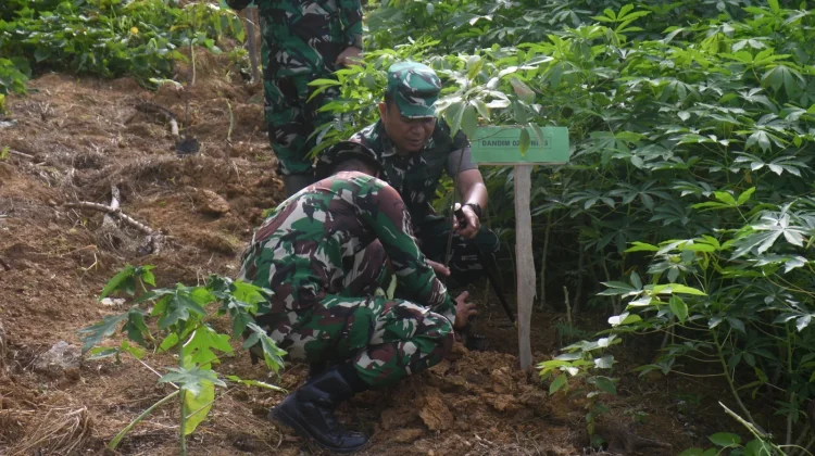 Danrem 023/KS: Gerakan Tanam 1.000 Pohon Pulihkan Kawasan Terdampak Longsor