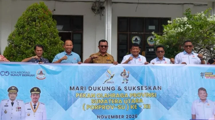 Audiensi Ketum KONI Sumut dengan Wali Kota Gunungsitoli