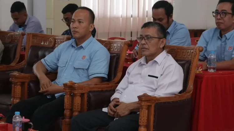 Audiensi Ketum KONI Sumut dengan Wali Kota Gunungsitoli