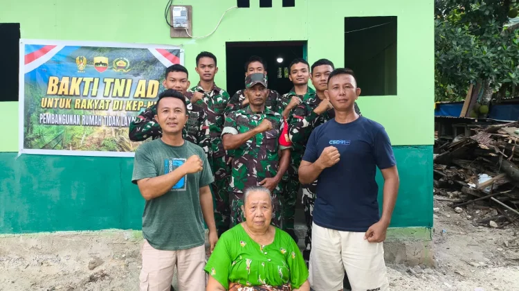 Rumah Layak untuk Ameria Zamili, Bukti Nyata Kepedulian TNI AD