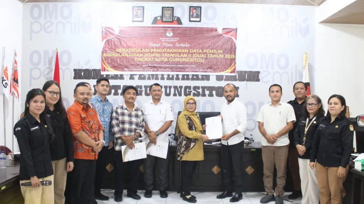 Rapat Pleno Rekapitulasi PPDB Kota Gunungsitoli Triwulan II Tahun 2026