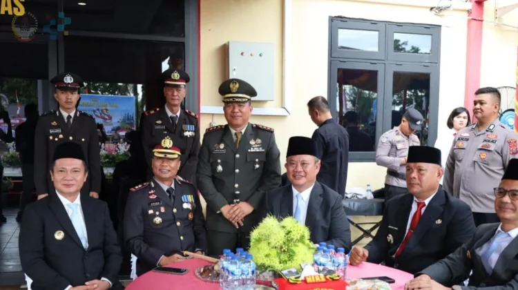 Momen Wali Kota Gunungsitoli Hadiri Syukuran HUT Bhayangkara ke-80
