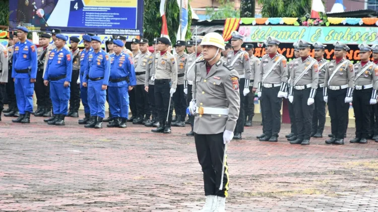 Momen Wali Kota Gunungsitoli Hadiri Syukuran HUT Bhayangkara ke-80