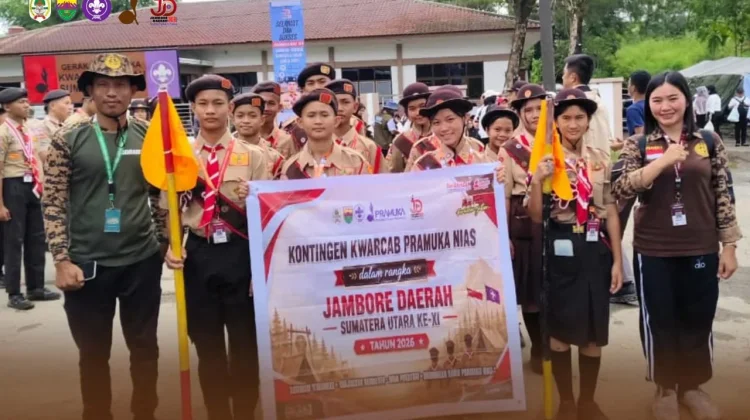 Gladi Upacara Pembukaan Jambore Daerah XI Gerakan Pramuka Sumatera Utara 2026