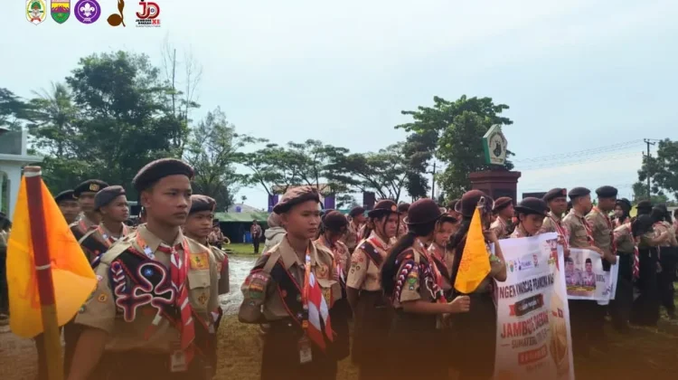 Gladi Upacara Pembukaan Jambore Daerah XI Gerakan Pramuka Sumatera Utara 2026