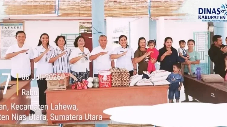 Pemkab Nias Utara Salurkan PMT untuk Anak Stunting di Kecamatan Lahewa