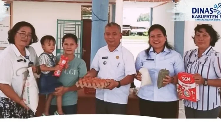 Pemkab Nias Utara Salurkan PMT untuk Anak Stunting di Kecamatan Lahewa