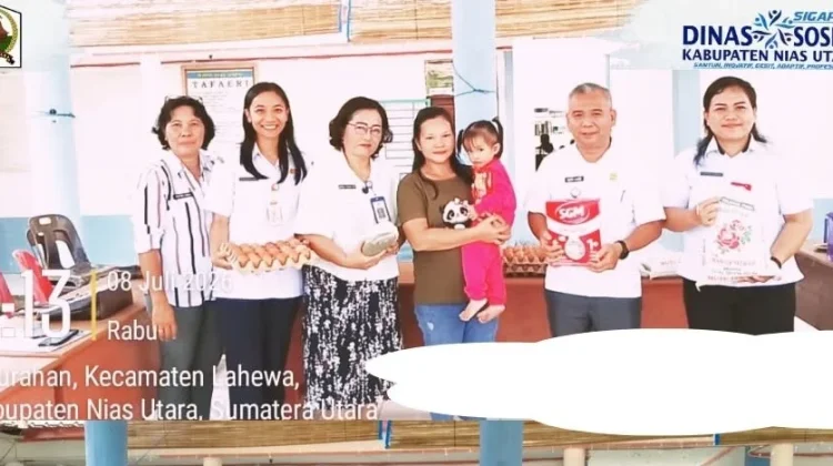 Pemkab Nias Utara Salurkan PMT untuk Anak Stunting di Kecamatan Lahewa
