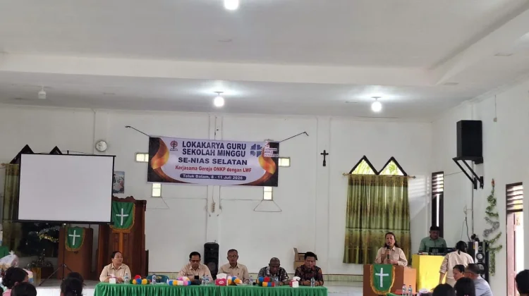 BPH ONKP Hadiri Lokakarya Guru Sekolah Minggu Se-Nias Selatan