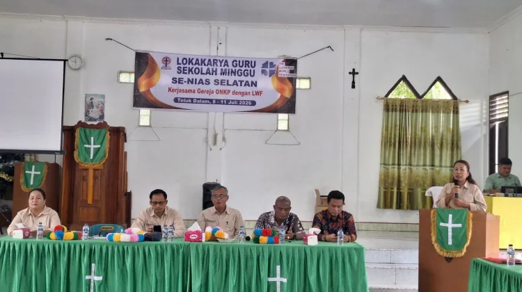 BPH ONKP Hadiri Lokakarya Guru Sekolah Minggu Se-Nias Selatan