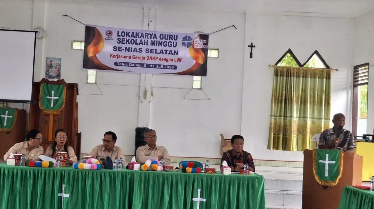 BPH ONKP Hadiri Lokakarya Guru Sekolah Minggu Se-Nias Selatan