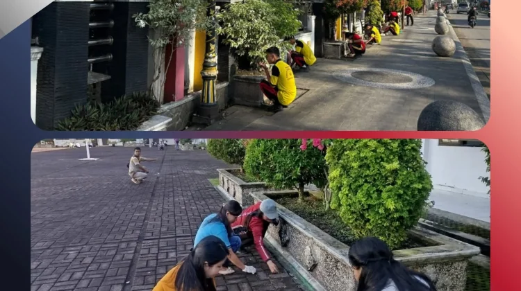 Aparatur Setda Gunungsitoli Giatkan Budaya Jumat Bersih