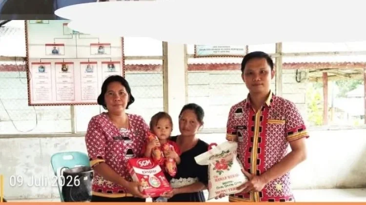 Dukung Penurunan Stunting, Pemkab Nias Utara Salurkan PMT di 2 Kecamatan