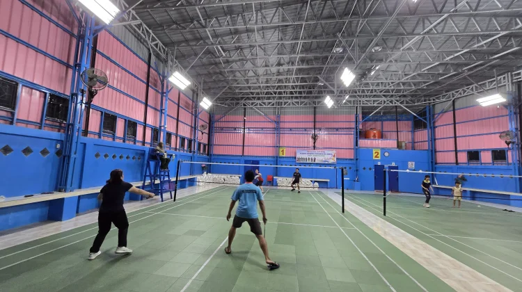 Hall Sowua, Lapangan Badminton di Desa Miga