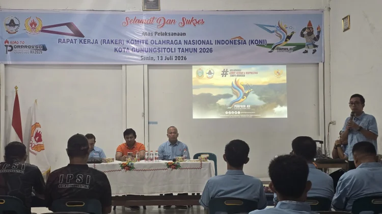 Pembukaan Rapat Kerja KONI Kota Gunungsitoli Tahun 2026