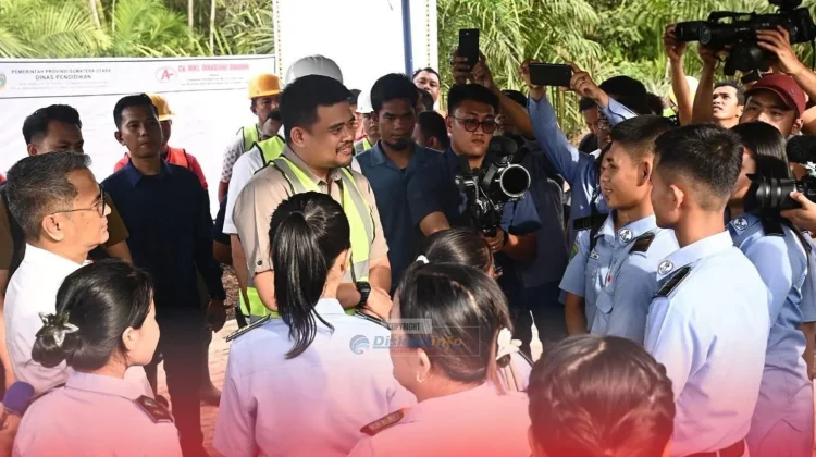 Gubernur Bobby Tinjau Lokasi Rencana Relokasi SMK Negeri 1 Gido Kabupaten Nias