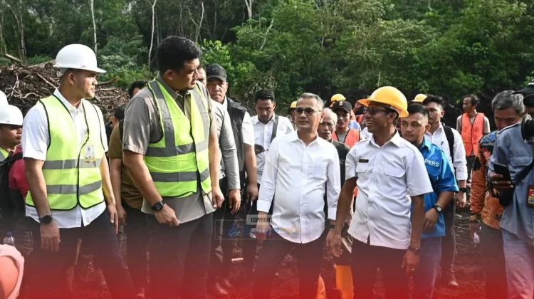 Gubernur Bobby Tinjau Lokasi Rencana Relokasi SMK Negeri 1 Gido Kabupaten Nias