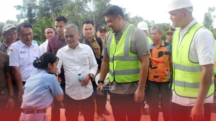 Gubernur Bobby Tinjau Lokasi Rencana Relokasi SMK Negeri 1 Gido Kabupaten Nias