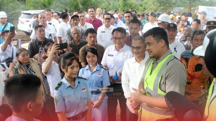 Gubernur Bobby Tinjau Lokasi Rencana Relokasi SMK Negeri 1 Gido Kabupaten Nias
