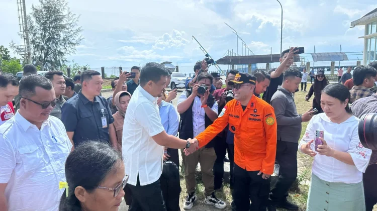Pastikan Keamanan, Basarnas Nias Siaga saat Gubernur Bobby Kunker di Pelabuhan Ro-R