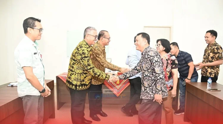 Audiensi Panitia Sidang Sinode AM XII Gereja Amin ke Pemkab Nias
