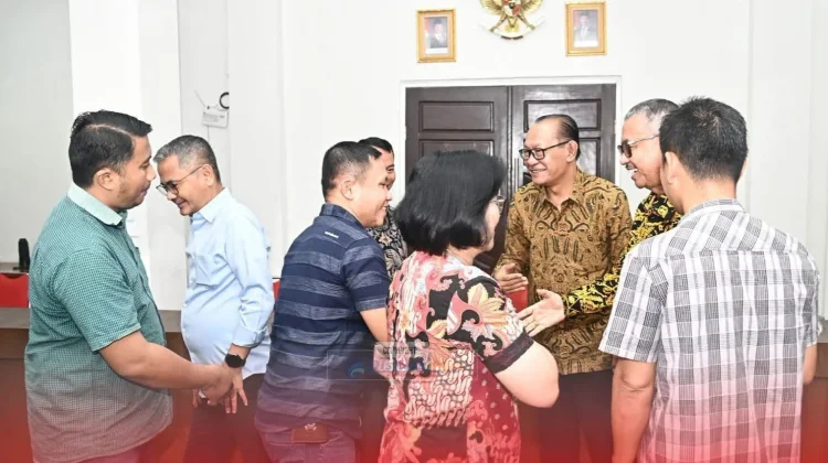 Audiensi Panitia Sidang Sinode AM XII Gereja Amin ke Pemkab Nias