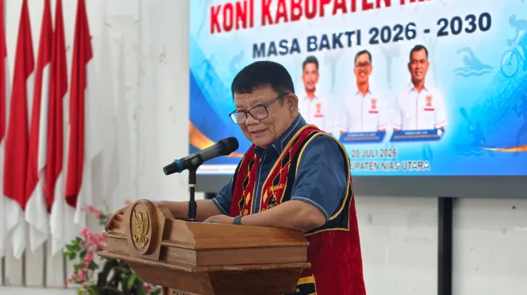 Pelantikan KONI Kabupaten Nias Utara Masa Bakti 2026-2030