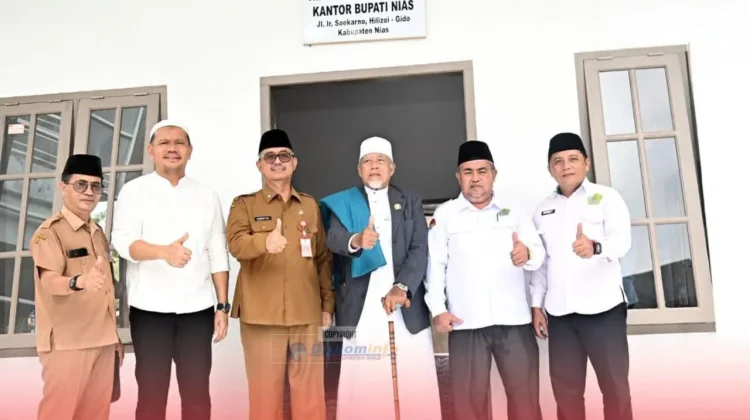 Mushalla Al-Ikhlas Sri Banun Kantor Bupati Nias DIserahkan ke Pemkab Nias