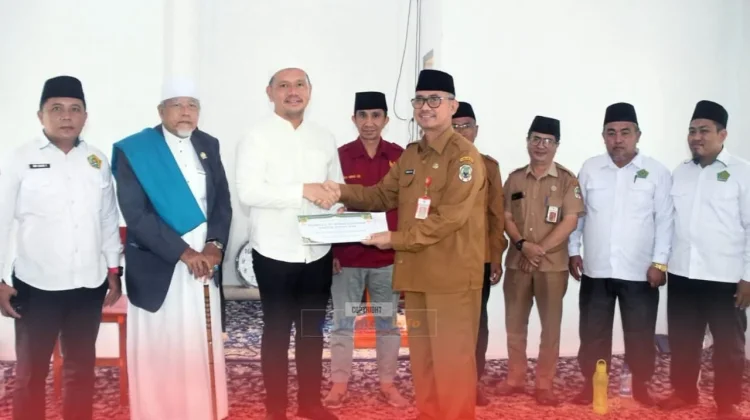 Mushalla Al-Ikhlas Sri Banun Kantor Bupati Nias DIserahkan ke Pemkab Nias