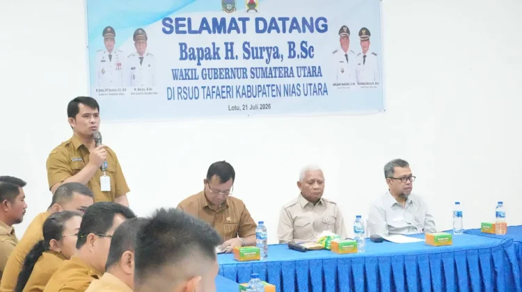 Wagub Sumut Surya Kunjungi Nias Utara, Tinjau RS Tafaeri dan Budidaya Rumput Laut