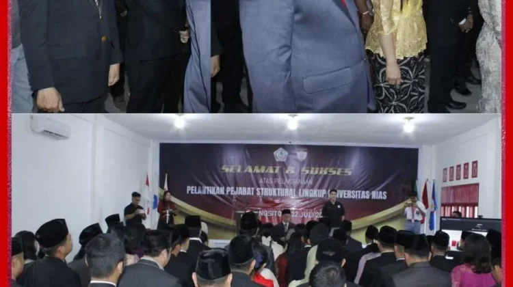 Berikut Nama Para Pejabat Struktural UNIAS yang Baru di Lantik