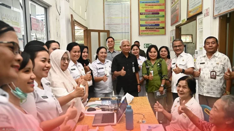 Kunjungan Kerja Wakil Gubernur Sumatera Utara ke UPTD Puskesmas Botombawo