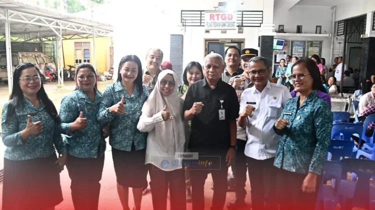 Kunjungan Kerja Wakil Gubernur Sumatera Utara ke UPTD Puskesmas Botombawo