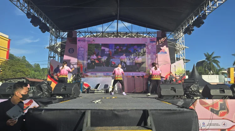 Qristap Fun Bike dan Senam Bestie Qris di Jelajah Rupiah Kepulauan Nias