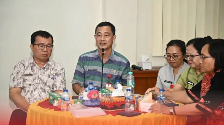 Rakor Dinas PMD Serta Dinas Kependudukan se-Kepulauan Nias