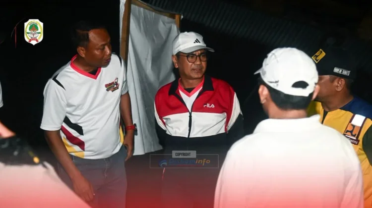 Bupati Nias Tinjau Lokasi Bencana Akibat Hujan Deras
