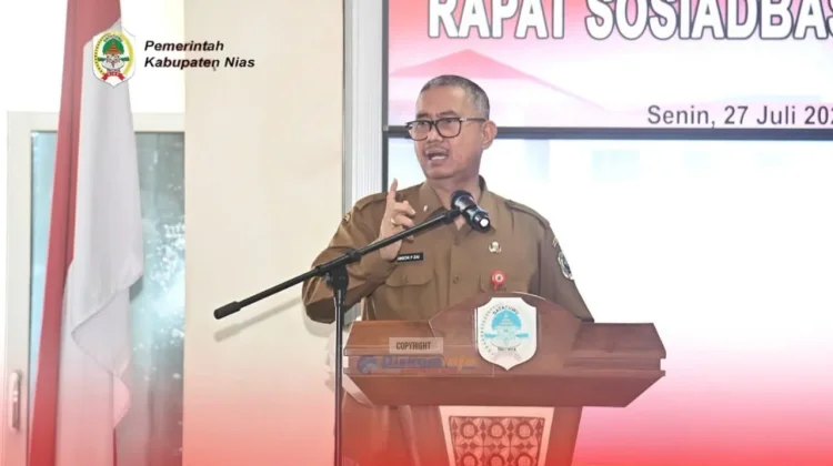 Rapat Sosialisasi Studi Environmental Health Risk Assessment Kabupaten Nias