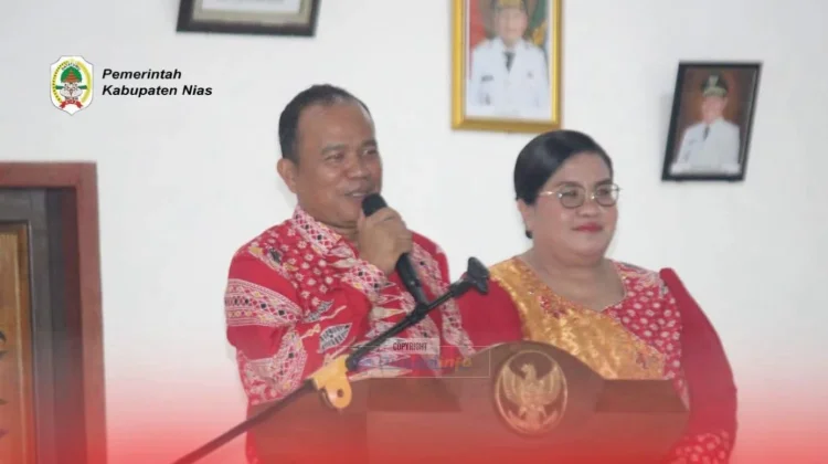 Psah Sambut Dandim 0213/Nias di Pendopo Bupati Nias