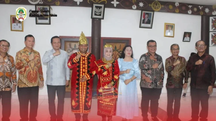 Psah Sambut Dandim 0213/Nias di Pendopo Bupati Nias