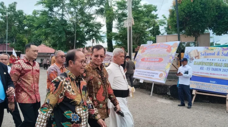 Wakil Bupati Nias Utara Hadiri Peringatan Hari Jadi ke-23 Kabupaten Nias Selatan