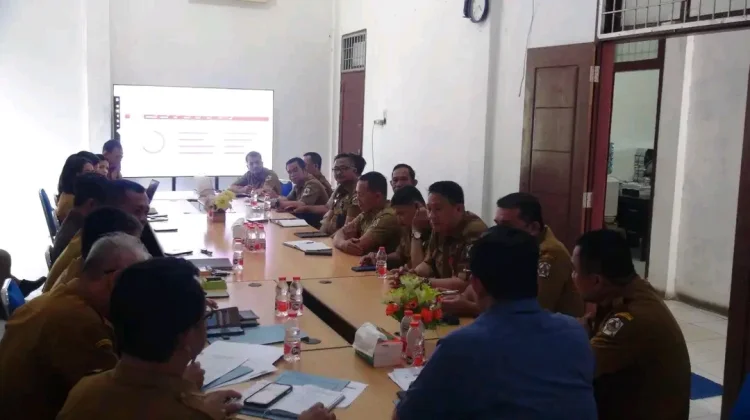 Wabup Yusman Zega Pimpin Rapat Tindak Lanjut Pedoman MCSP 2026 dari KPK