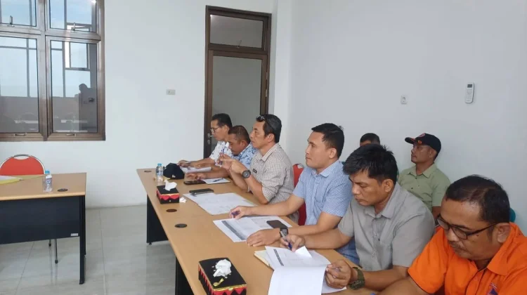 BPBD Kota Gunungsitoli Ikuti Rapat kerja dengan Komisi III DPRD Kota Gunungsitoli