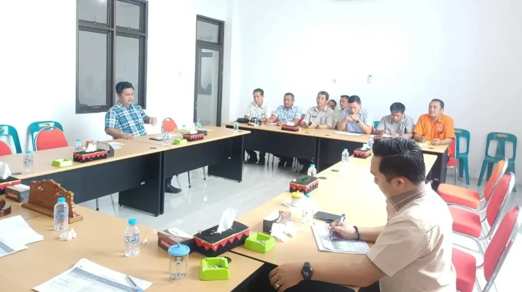 BPBD Kota Gunungsitoli Ikuti Rapat kerja dengan Komisi III DPRD Kota Gunungsitoli
