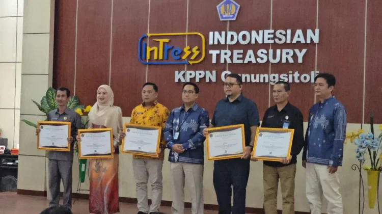 Penerima KPPN Gunungsitoli Awards Semester I Tahun Anggaran 2026