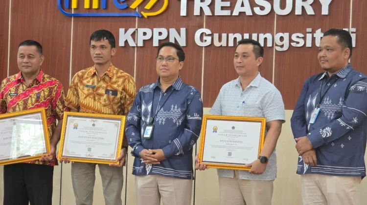 Penerima KPPN Gunungsitoli Awards Semester I Tahun Anggaran 2026