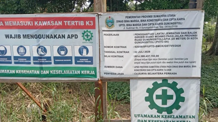 Perbaikan Jembatan Moa’wo Mulai Dikerjakan