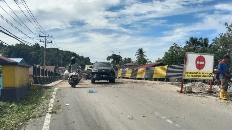 Perbaikan Jembatan Moa’wo Mulai Dikerjakan